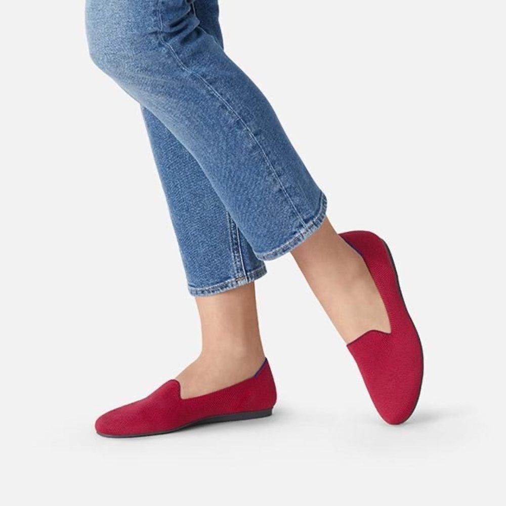 Rothy’s 7.5 Red “The Loafer”. Washable, great condition